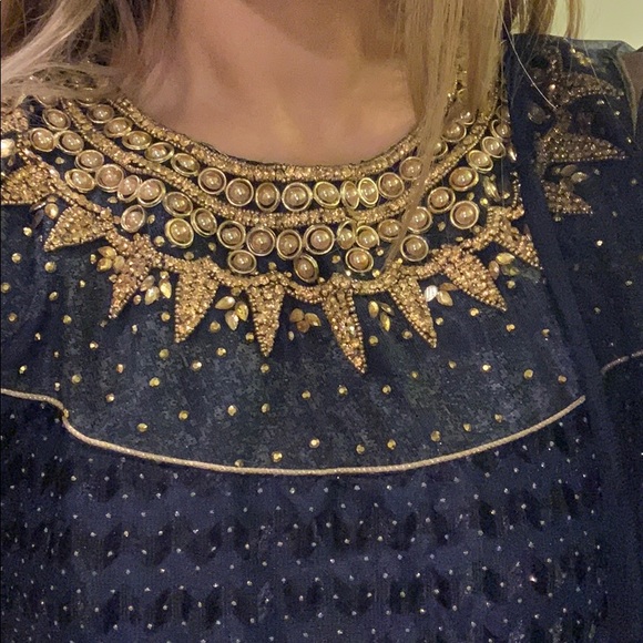 Blue Indian suit - Picture 4 of 4